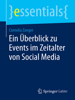 cover image of Ein Überblick zu Events im Zeitalter von Social Media